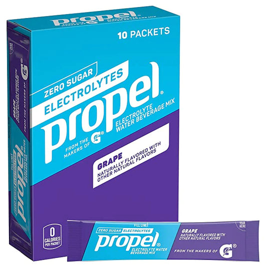 Propel Powder Packets: Hydration with a Boost of Electrolytes and Vitamins, Sugar-Free