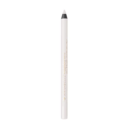 Annabelle Waterline Matte Kohl Eyeliner Pencil, White, Intense Colours, Matte Finish, Easy-To-Apply, Long-Lasting 10h, Waterproof, Transferproof, Cruelty-Free, 1.2 g