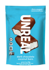 Unreal Multi-Serve Bags - Dark Chocolate Coconut Bars 6 x 120g