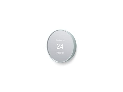 Google Nest Thermostat - Smart Thermostat for Home - Programmable WiFi Thermostat - Fog