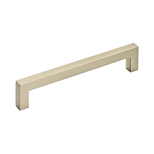 Amerock | Cabinet Pull | Golden Champagne | 5-1/16 inch (128 mm) Center to Center | Monument | 1 Pack | Drawer Pull | Drawer Handle | Cabinet Hardware