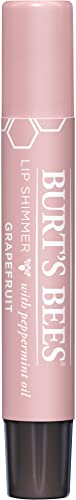 Burt’s Bees 100% Natural Lip Shimmer, Grapefruit - 1 Tube