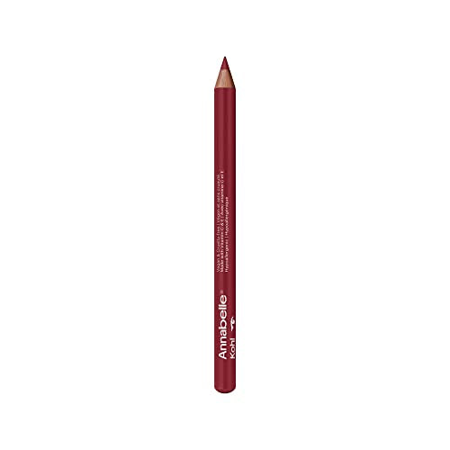 Annabelle Vegan Kohl Eyeliner, Matte Finish, 69 Ruby Red, Intense Colour Payoff, Long-Lasting, Cruelty-Free, Paraben-Free, Silicone-Free, Fragrance-Free, Hypoallergenic, 1.14 g