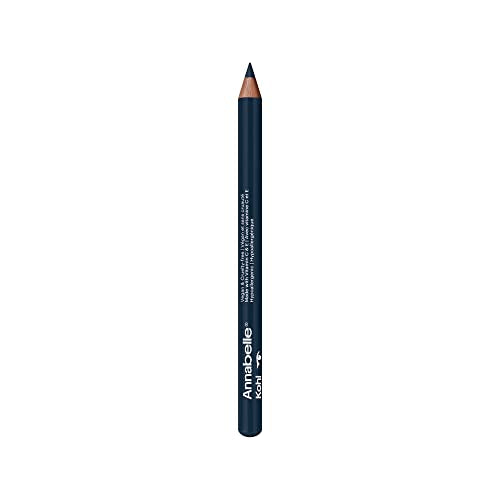 Annabelle Vegan Kohl Eyeliner, Matte Finish, 132 Midnight Blue, Intense Colour Payoff, Long-Lasting, Cruelty-Free, Paraben-Free, Silicone-Free, Fragrance-Free, Hypoallergenic, 1.14 g