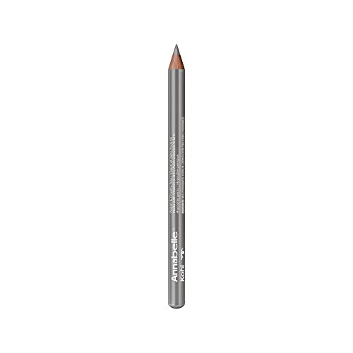 Annabelle Vegan Kohl Eyeliner, Metallic Finish, 277 Shocking Charcoal, Intense Colour Payoff, Long-Lasting, Cruelty-Free, Paraben-Free, Silicone-Free, Fragrance-Free, Hypoallergenic, 1.14 g