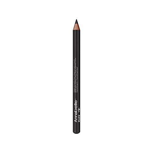 Annabelle Vegan Kohl Eyeliner, Matte Finish, 73 Black, Intense Colour Payoff, Long-Lasting, Cruelty-Free, Paraben-Free, Silicone-Free, Fragrance-Free, Hypoallergenic, 1.14 g