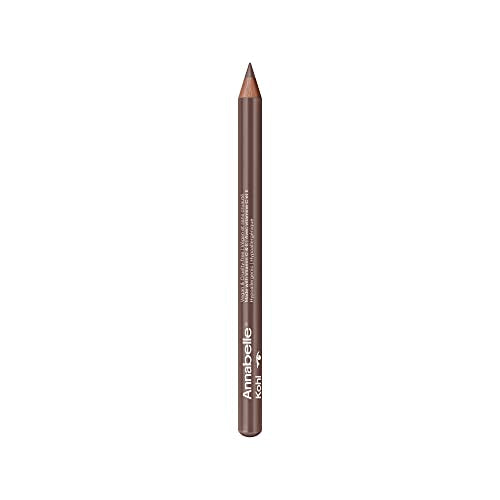 Annabelle Vegan Kohl Eyeliner, Satin Finish, 124 Neutral Taupe, Intense Colour Payoff, Long-Lasting, Cruelty-Free, Paraben-Free, Silicone-Free, Fragrance-Free, Hypoallergenic, 1.14 g