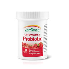 Jamieson Chewable Probiotic 2 Billion Active Cells - Natural Strawberry Flavour