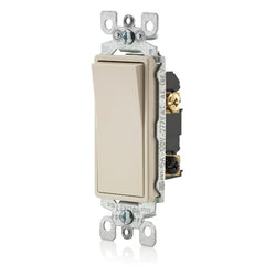 Decora Rocker 3-Way 15 Amp Switch, Light Almond