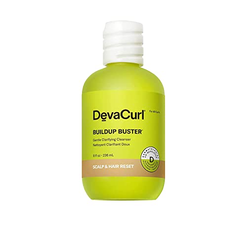 DevaCurl BUILDUP BUSTER® Gentle Clarifying Cleanser, Scalp & Hair Reset, Clarifying Shampoo for Build Up, Dirt and Oil, Sulfate Free, For all Waves, Curls and Coils, 236mL