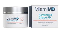 Miami MD Advanced Crepe Fix - Anti Aging and Skin Firming Cream For All Skin Types - Cruelty Free, Paraben Free Skin Care - 120 ml (4 fl oz)