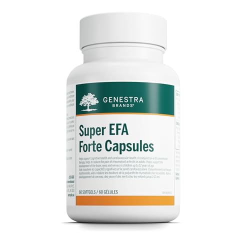 Genestra Brands - Super EFA Forte Capsules - Fish Oil Formula to Support Cognitive, Cardiovascular, and Joint Health - 60 Softgel Capsules