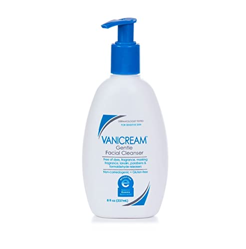 Vanicream Gentle Facial Cleanser with Pump Dispenser - 8 fl oz - Formulated Without Common Irritants for Those with Sensitive Skin