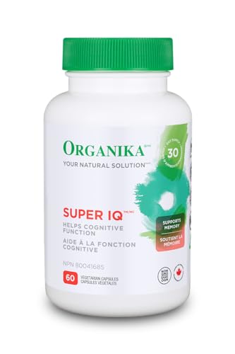 Organika Super IQ - Helps support brain function and cognition - 60vcaps