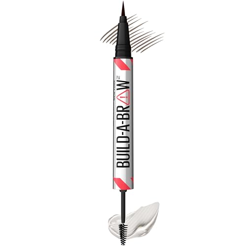 Maybelline New York 2-1 Build a Brow for real-looking full brows in 2 easy steps, Ash Brown,