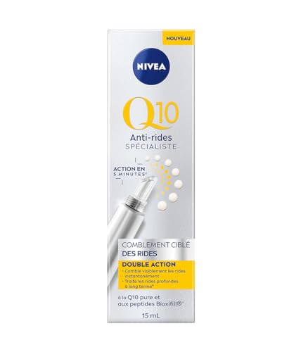 NIVEA Q10 Anti-Wrinkle Specialist Targeted Wrinkle Filler, 15mL | Anti aging wrinkle filler for all skin types