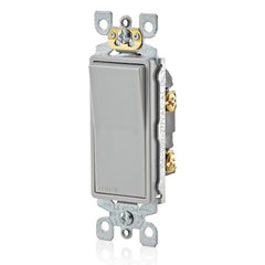 Decora Rocker Single-Pole 15 Amp Switch, Grey