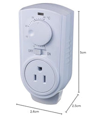 Amaze Heater TC007 Plug in Thermostat for Portable Heaters and Air Conditioners