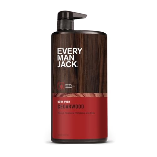 Every Man Jack Body Wash, Cedarwood 33.8-ounce