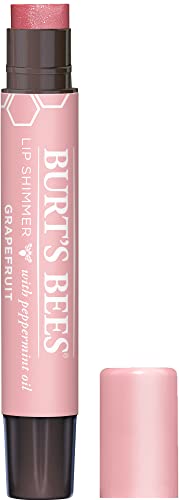 Burt’s Bees 100% Natural Lip Shimmer, Grapefruit - 1 Tube