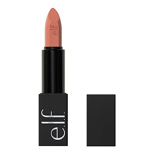 e.l.f. O Face Satin Lipstick, Richly Pigmented, Nourishing & Long-Lasting Creamy Lipstick, Infused With Jojoba, Vegan & Cruelty-Free, Limitless