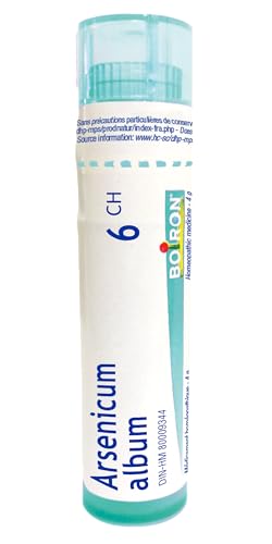 Arsenicum Album 6ch / 6 C , 4g, Homeopthic Medicine, Multi Dose Tube by Boiron Canada