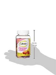 Caltrate Gummies, Vitamin D and Calcium Supplement, Gluten-Free, Orange, Strawberry and Cherry Flavour, 50 Count