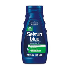 Selsun Blue Moisturizing Anti-dandruff Shampoo with Aloe, 11 fl. oz., Selenium Sulfide 1%