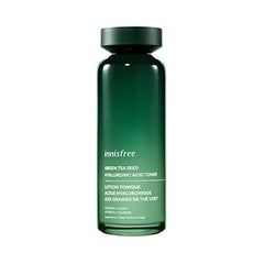 innisfree Green Tea Hyaluronic Acid Hydrating Toner with Panthenol, Korean Face Toner for Soothed, Hydrated Skin