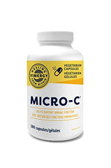 Vimergy Micro-C® Capsules, 180 Servings – 500mg All-Natural Buffered Vitamin C with Rose Hips, Rutin, Grape Seed & Acerola Fruit Extract – Helps support immune function