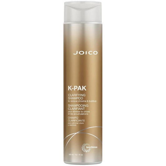 Joico K-PAK Daily Clarifying Shampoo to Remove Buildup, Deep Cleansing For Damaged Hair, Repair and Prevents Breakage, With Keratin and Guajava Fruit Extract, Gold, 300mL