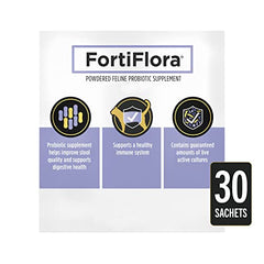 Purina Pro Plan Veterinary Supplements Fortiflora Powdered Cat Probiotics - 30 g sachets (Pack of 30)