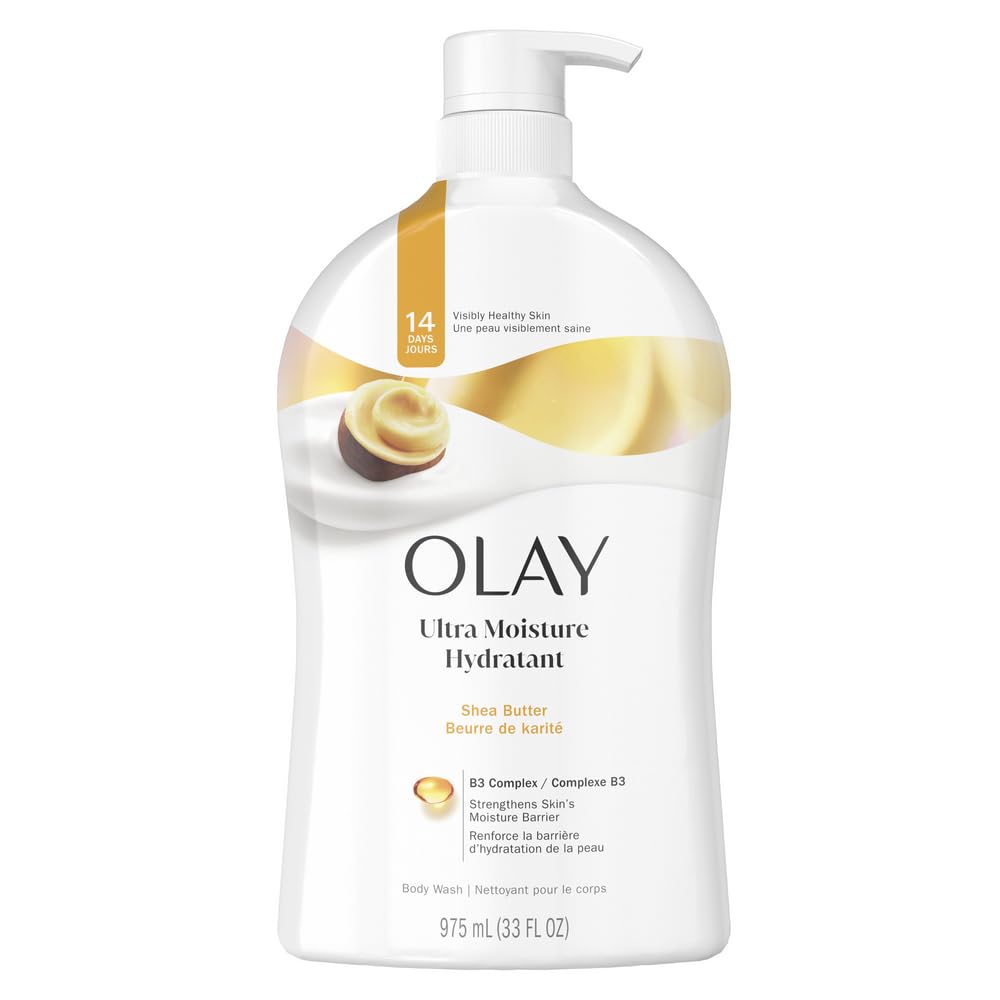 Olay Ultra Moisture Body Wash with Shea Butter, 975 ml