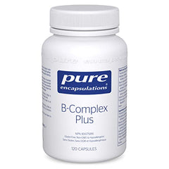 Pure Encapsulations B-Complex Plus - B Vitamins Supplement to Support Neurological Health, Cardiovascular Health & Energy Levels* - With Vitamin B12 & More - 120 Capsules