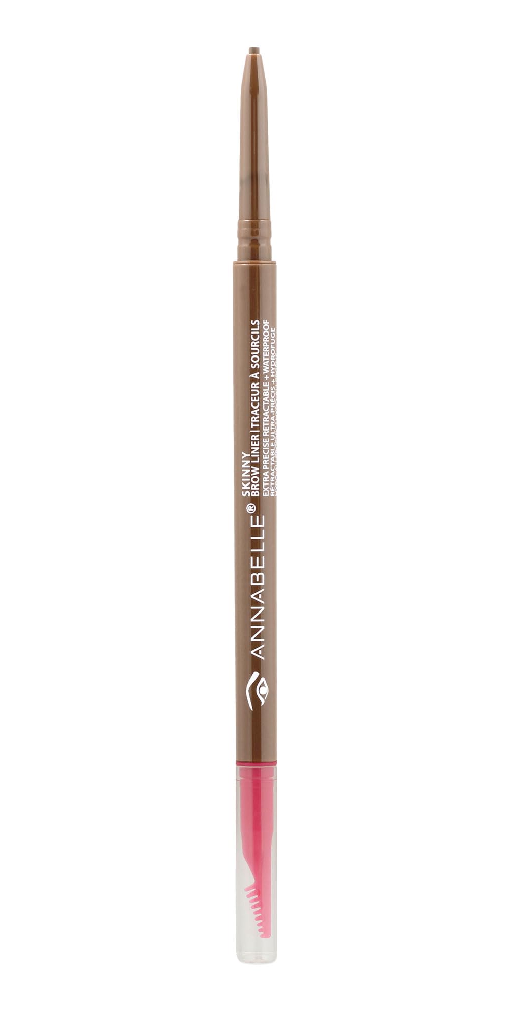 Annabelle Skinny Brow Liner, Universal Light, Eyebrow Pencil, Extra Precise, Easy-To-Blend, Waterproof, Long-Lasting 10h Hypoallergenic, Cruelty-Free, 0.09 g