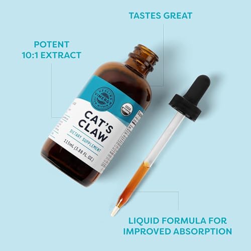 Vimergy Cat’s Claw Extract, 57 Servings – Source of Antioxidants - Gluten-Free, Non-GMO, Kosher, Vegan & Paleo Friendly (115 ml)