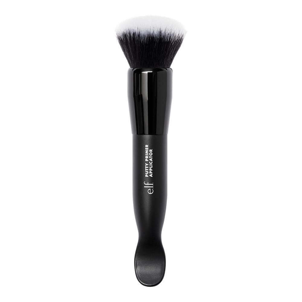 e.l.f. Putty Primer Brush & Applicator, Dual-Ended Makeup Tool For Applying e.l.f. Putty Products, Made With Synthetic Bristles, Vegan & Cruelty-Free