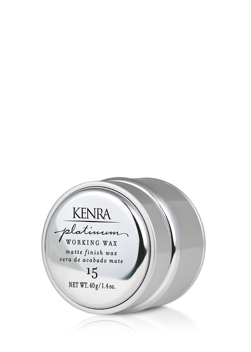 Kenra Platinum Working Wax 15 | Matte Finish Styler | All Hair Types