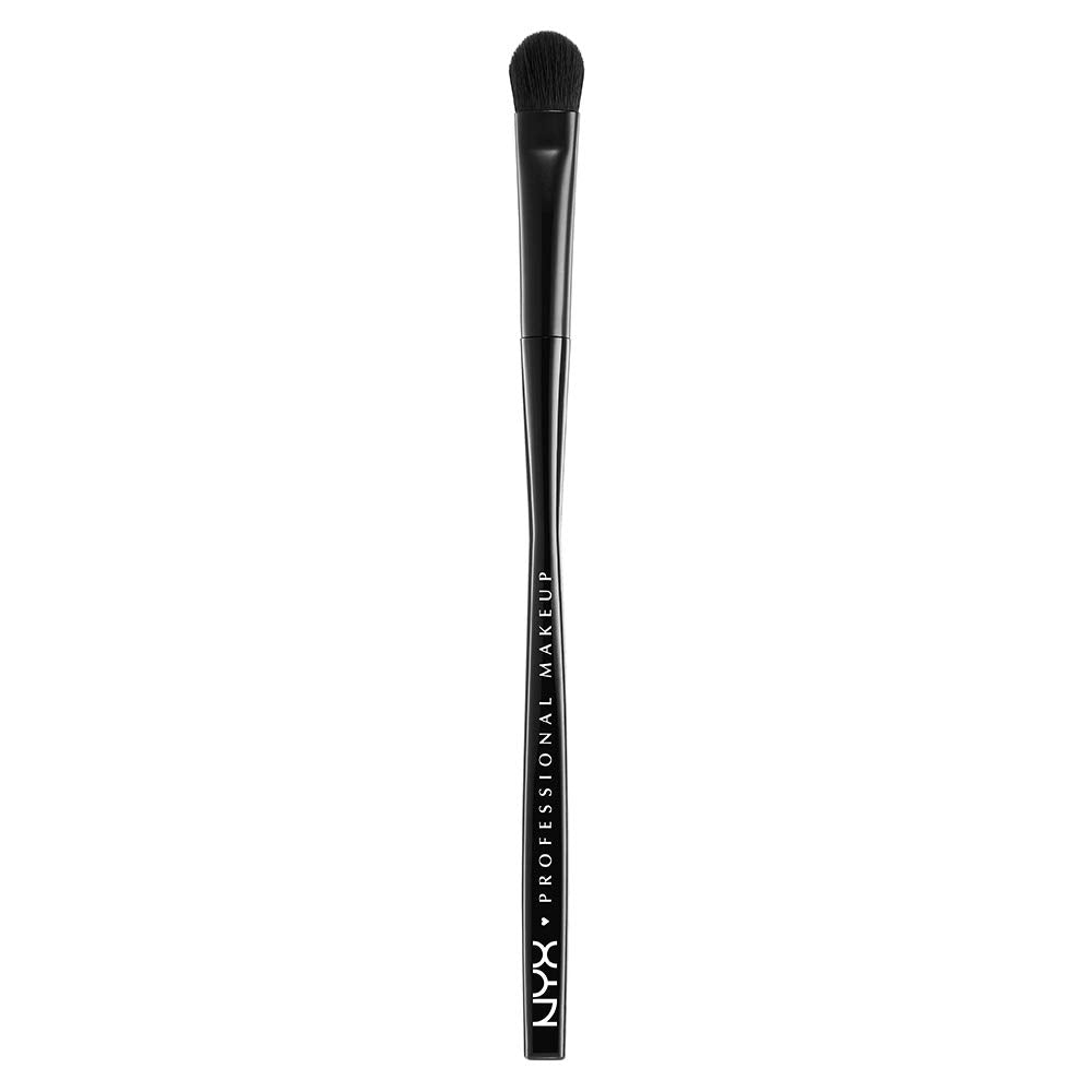 NYX PROFESSIONAL MAKEUP, Pro All Over Shadow Brush, Pro makeup brush, Medium eyeshadow brush perfect for sheer color or layering eyeshadow on the lid