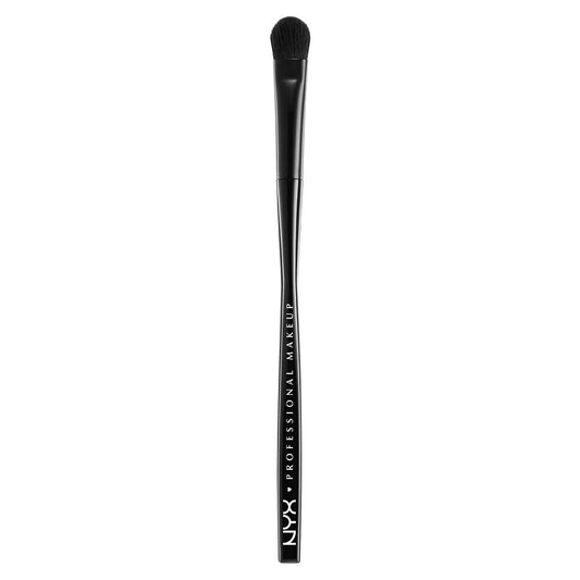 NYX PROFESSIONAL MAKEUP, Pro All Over Shadow Brush, Pro makeup brush, Medium eyeshadow brush perfect for sheer color or layering eyeshadow on the lid