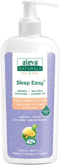 Aleva Naturals Newborn Comfort Care Kit includes: Bamboo Baby Wipes, Sleep Easy Hair & Body Wash, Calming Lotion, Soothing Diaper Cream - Natural, Plant-Based Formula, Hypoallergenic, 4 Piece Set