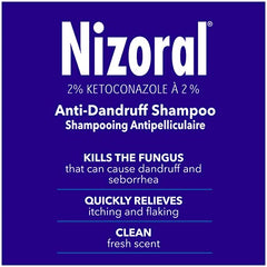 Nizoral Anti-dandruff and Dry Scalp Shampoo, 60 ml.