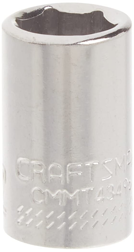 CRAFTSMAN Shallow Socket, SAE, 1/4-Inch Drive, 11/32-Inch, 6-Point (CMMT43496)