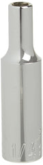 CRAFTSMAN Deep Socket, SAE, 3/8-Inch Drive, 1/4-Inch, 6-Point (CMMT23144)