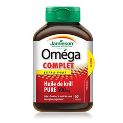 Jamieson Omega Complete Super Krill 500mg 60's 60 Softgels