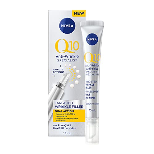 NIVEA Q10 Anti-Wrinkle Specialist Targeted Wrinkle Filler, 15mL | Anti aging wrinkle filler for all skin types