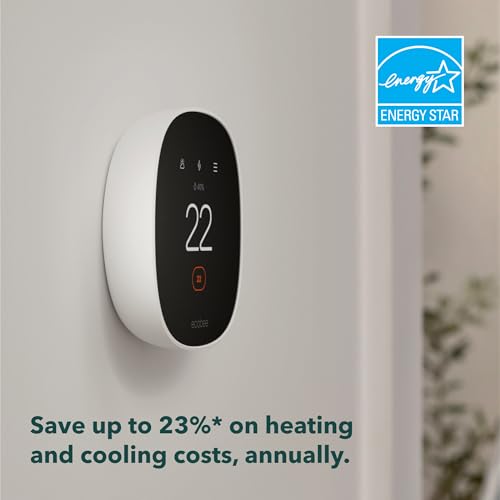 New 2025 ecobee Smart Thermostat Essential - Energy Star Certified programmable Wi-Fi Thermostat - Works with Siri, Alexa, and Google Assistant