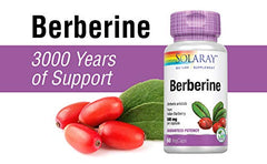 Solaray Berberine Root Extract | Advanced Formula | Indian Barberry w/Oregon Grape | AMPK Activator | Immune, Digestion & Metabolism Support | 60 VegCaps