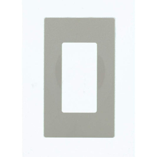 1-Gang Decora Screwless Wallplate, Grey