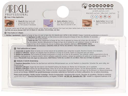 Ardell Fashion Eyelashes - #124 Demi Black, 0.1 Pounds